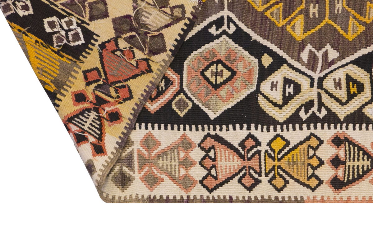 Vintage Central Anatolian Kilim Runner, 110 × 310 cm, 3.7 × 10.2 ft
