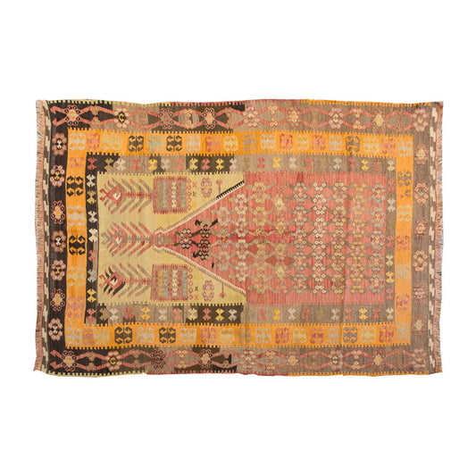 Vintage Çorum Rug, 133 x 186 cm, 4.4 x 6.1 ft