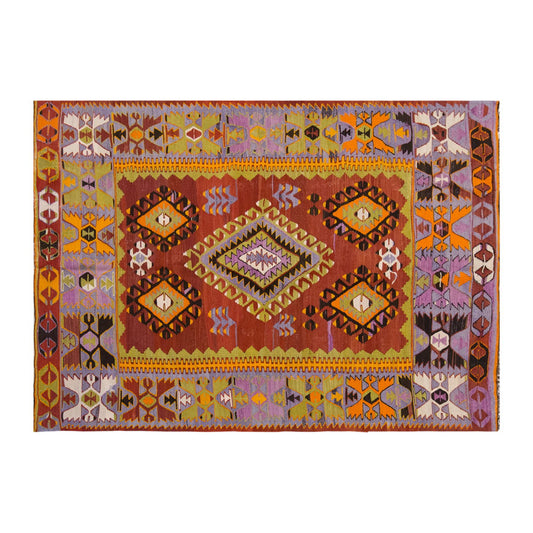 Vintage denizli Çal, 154 x 254 cm / 5 x 8.4 ft Kilim
