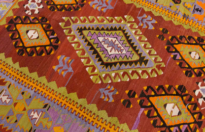 Vintage denizli Çal, 154 x 254 cm / 5 x 8.4 ft Kilim