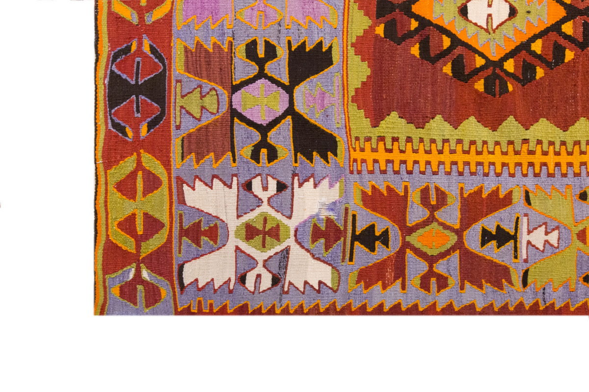 Vintage denizli Çal, 154 x 254 cm / 5 x 8.4 ft Kilim