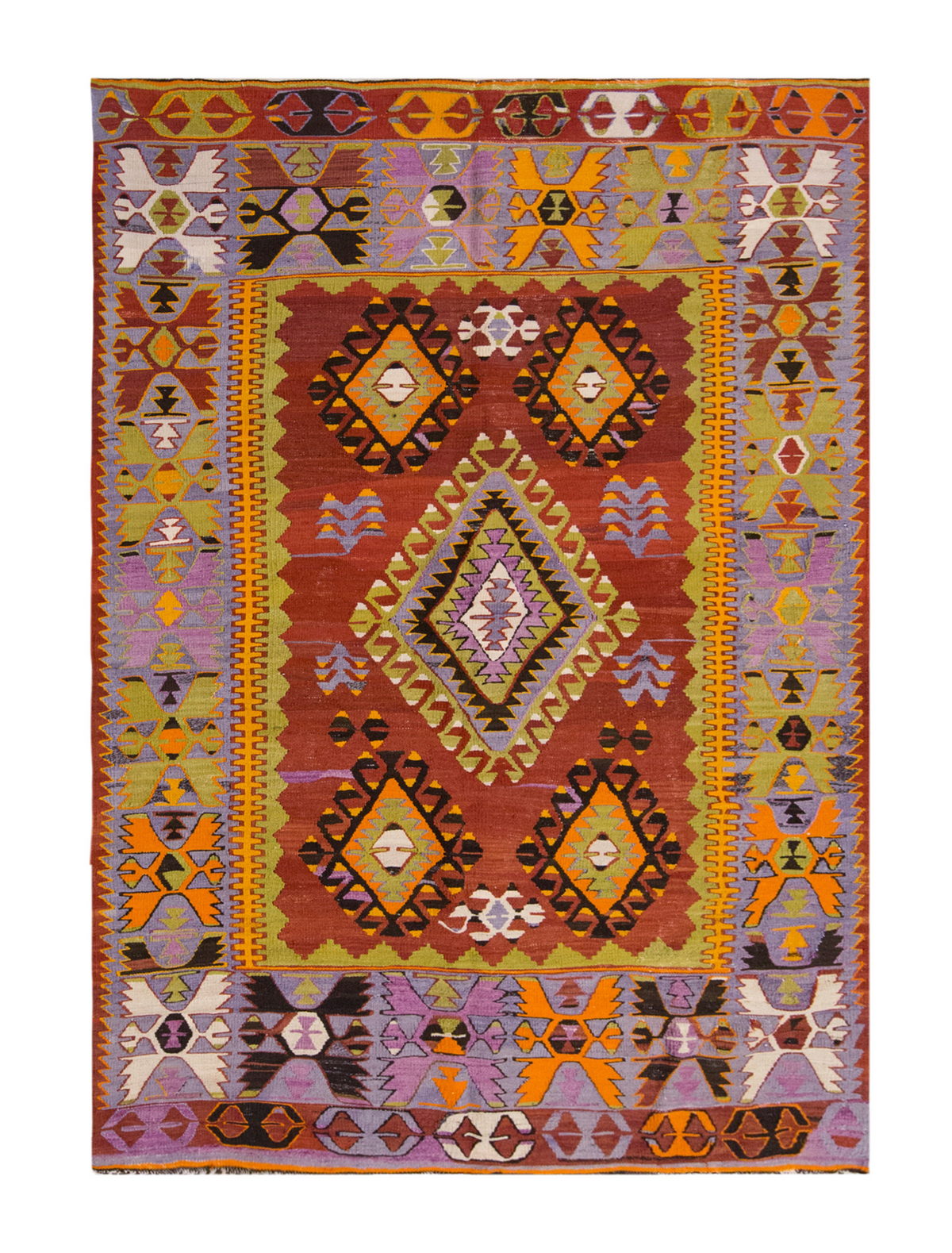 Vintage denizli Çal, 154 x 254 cm / 5 x 8.4 ft Kilim