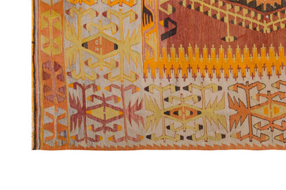 Vintage Denizli Çal Kilim, 170 x 291 cm / 5.7 x 9.7 ft Kilim