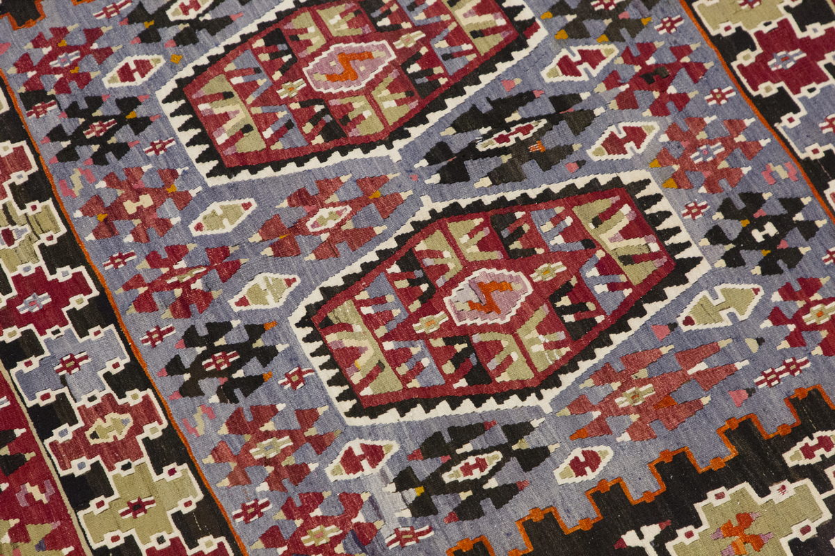 Vintage Denizli Esme Kilim Rug, 170 x 340 cm (5.6 x 11.2 ft)