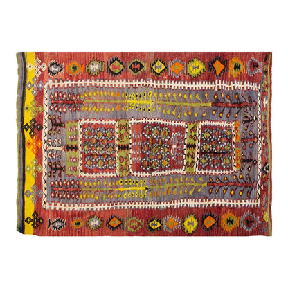 Vintage Denizli Esme Kilim Rug, 3.6 x 5 feet, 108 x 154 cm