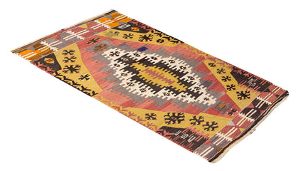 Vintage Ereğli Kilim Rug, 90 x 162 cm = 2.1 x 5.4 feet