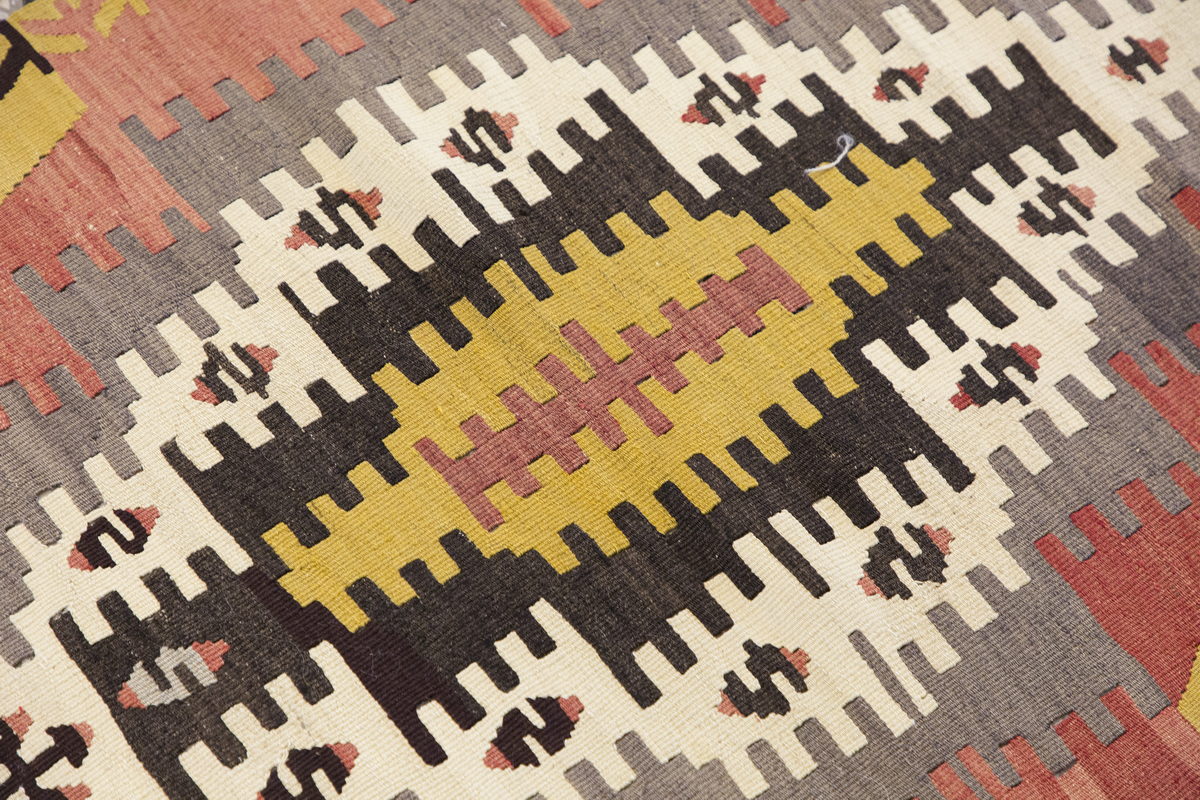 Vintage Ereğli Kilim Rug, 90 x 162 cm = 2.1 x 5.4 feet
