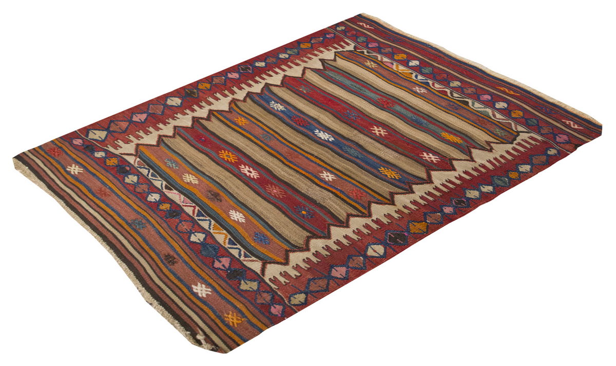 Vintage Fethiye Kilim, 73 x 100 cm ≈ 2.4 x 3.3 ft