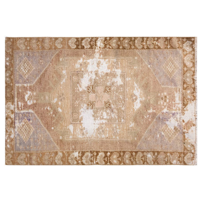 Vintage Handmade Turkish Oushak Rug 78x134 cm (2.6x4.4 ft)