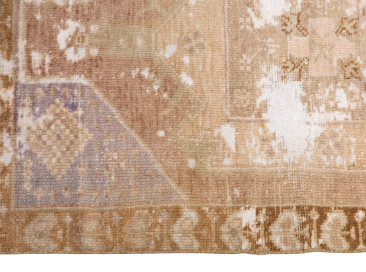 Vintage Handmade Turkish Oushak Rug 78x134 cm (2.6x4.4 ft)