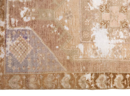 Vintage Handmade Turkish Oushak Rug 78x134 cm (2.6x4.4 ft)