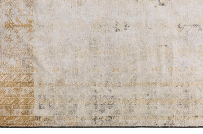 Vintage Handwoven Flosh Rug,  100 x 195 cm / 3.3 x 6.4 ft