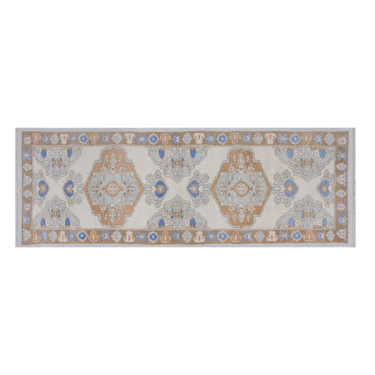 Vintage Handwoven Kars Runner Rug 93 x 305 cm | 3'1" x 10'0" ft
