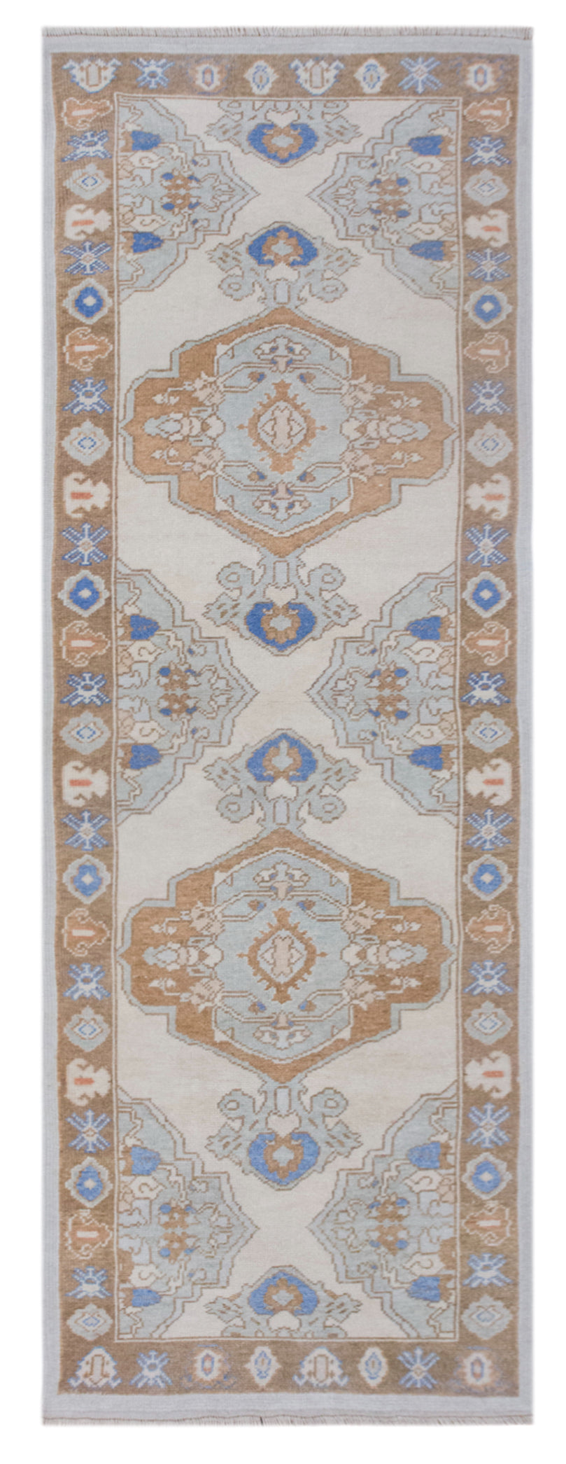 Vintage Handwoven Kars Runner Rug 93 x 305 cm | 3'1" x 10'0" ft