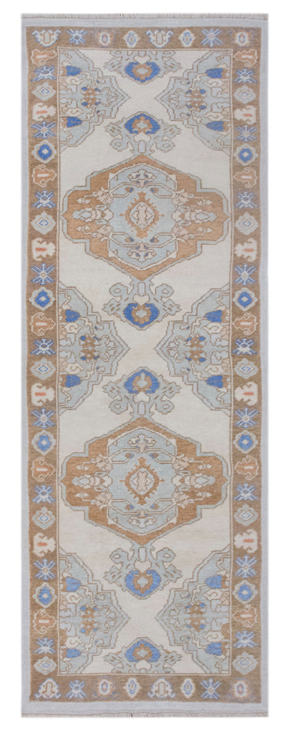 Vintage Handwoven Kars Runner Rug 93 x 305 cm | 3'1" x 10'0" ft