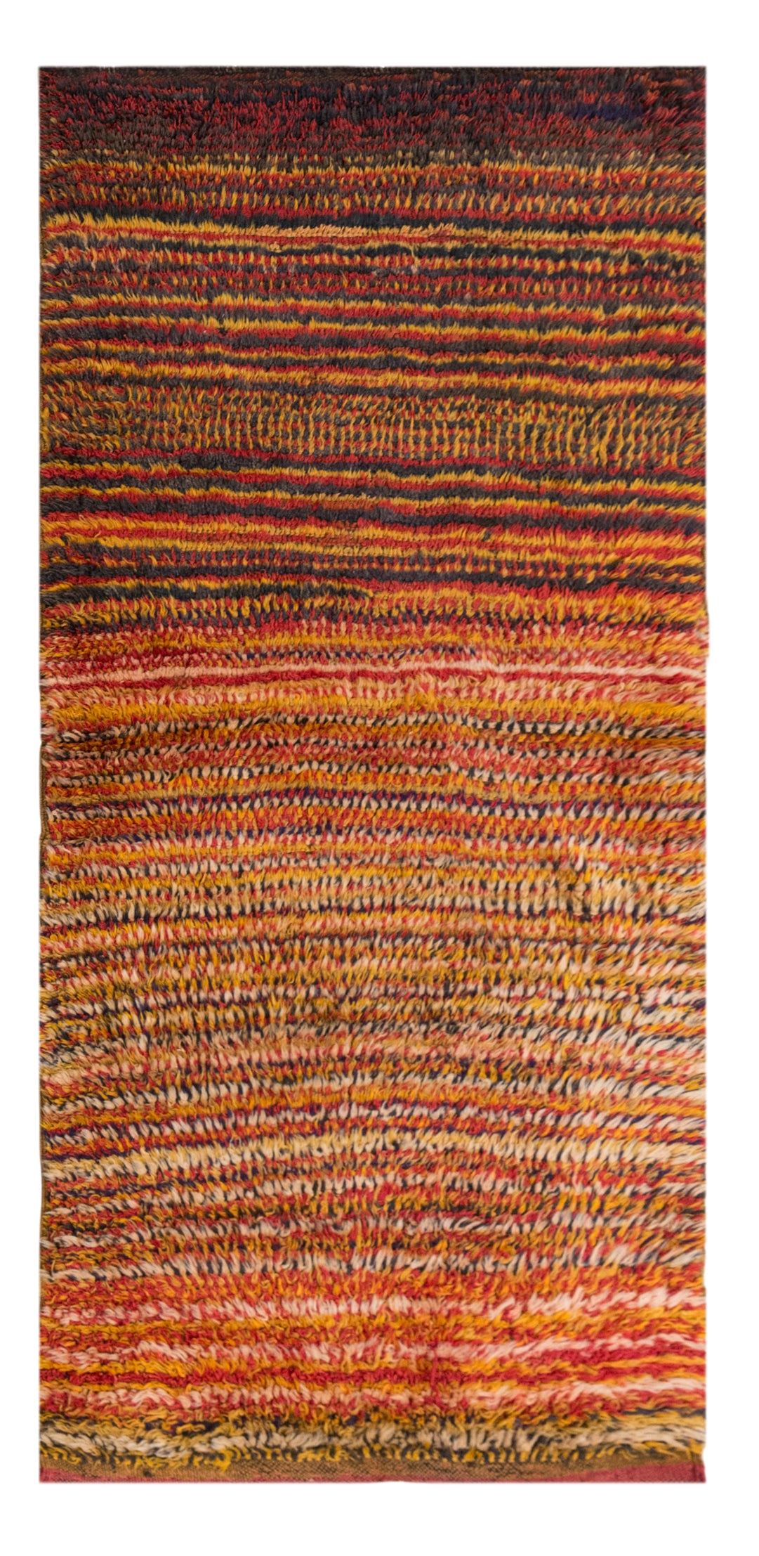 Vintage Handwoven Turkish Tulu Rug,  70 × 140 cm, 2.3 × 4.6 ft