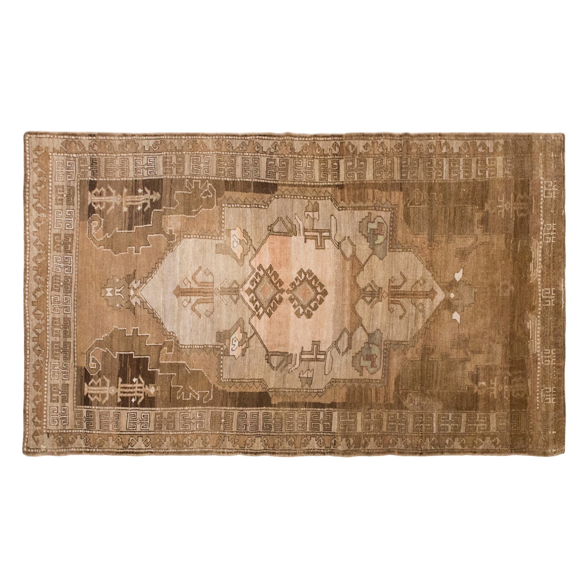 Vintage Handwoven Wool Rug,  200 x 355 cm / 6.6 x 12 ft