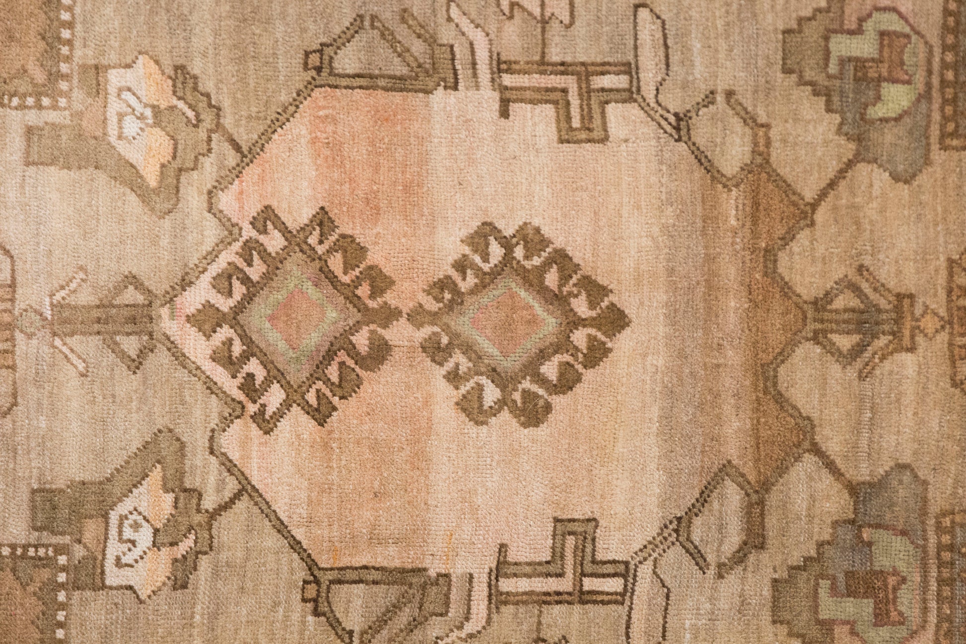 Vintage Handwoven Wool Rug,  200 x 355 cm / 6.6 x 12 ft