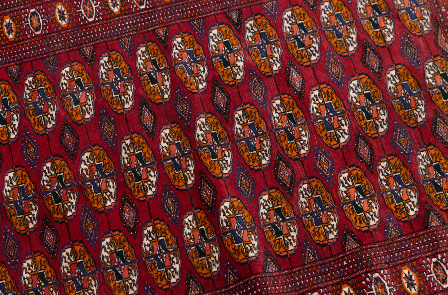 Vintage Handwoven Wool Rug, 100 x 145 cm, 3.3 x 4.8 ft
