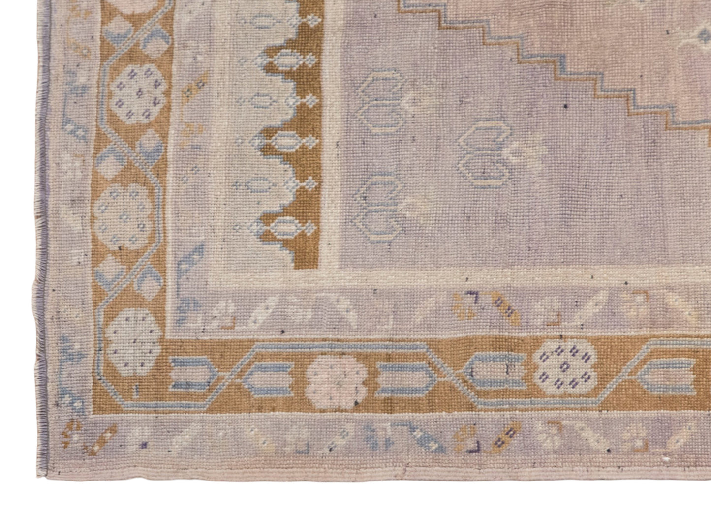 Vintage Handwoven Wool Rug, 135 x 290 cm, 4.4 x 9.5 ft