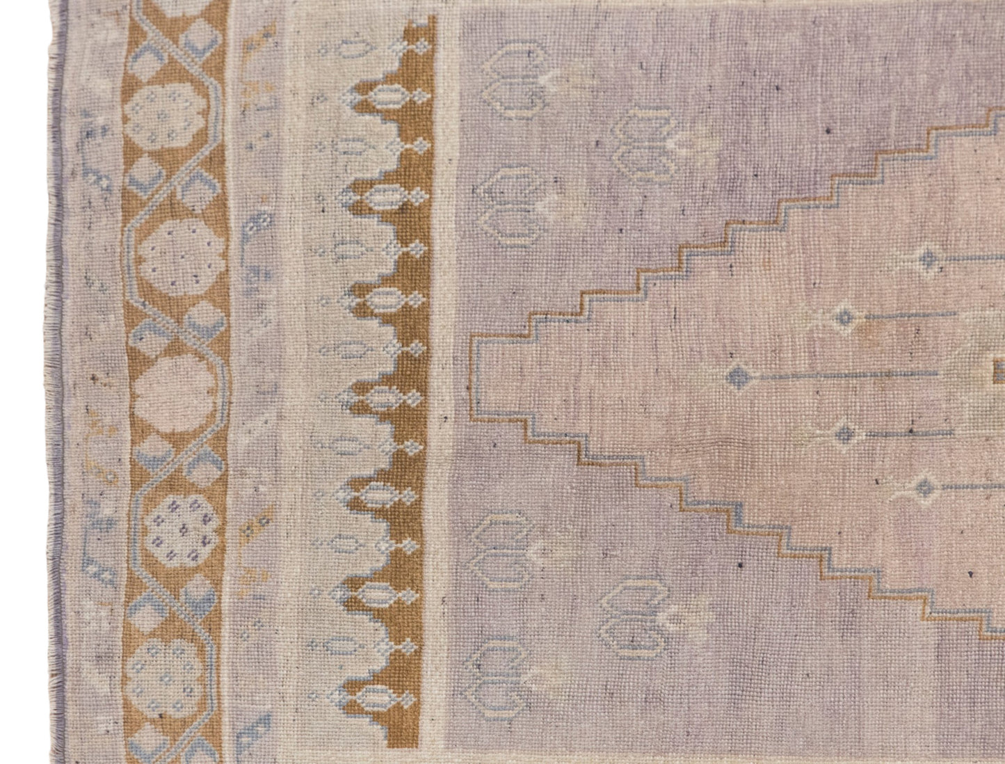 Vintage Handwoven Wool Rug, 135 x 290 cm, 4.4 x 9.5 ft