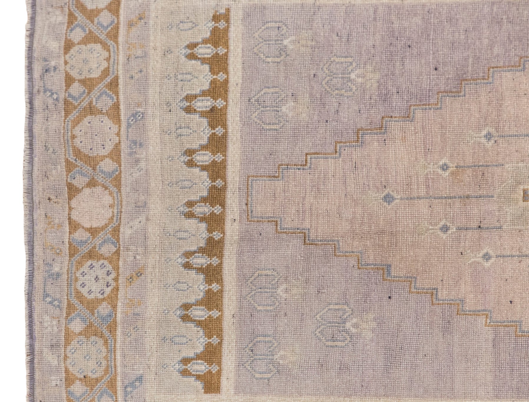 Vintage Handwoven Wool Rug, 135 x 290 cm, 4.4 x 9.5 ft