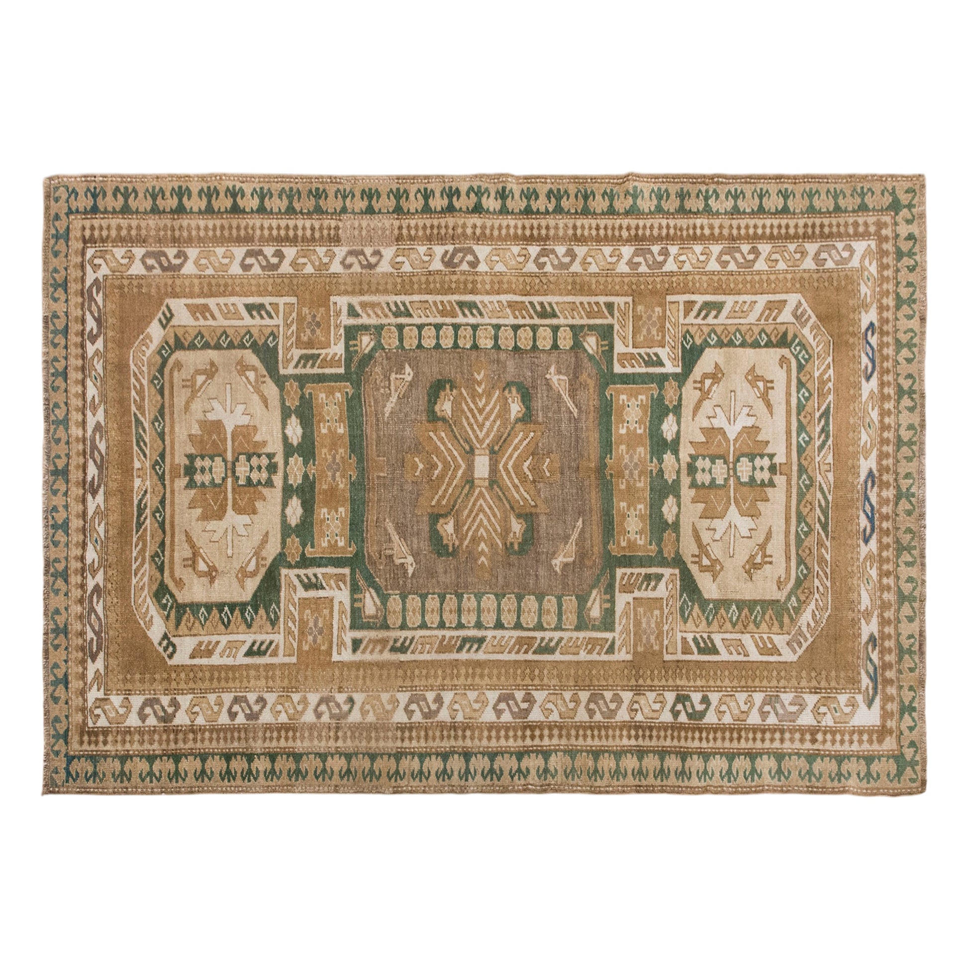 Vintage Handwoven Wool Rug, 165 x 246 cm / 5.4 x 8.1 ft