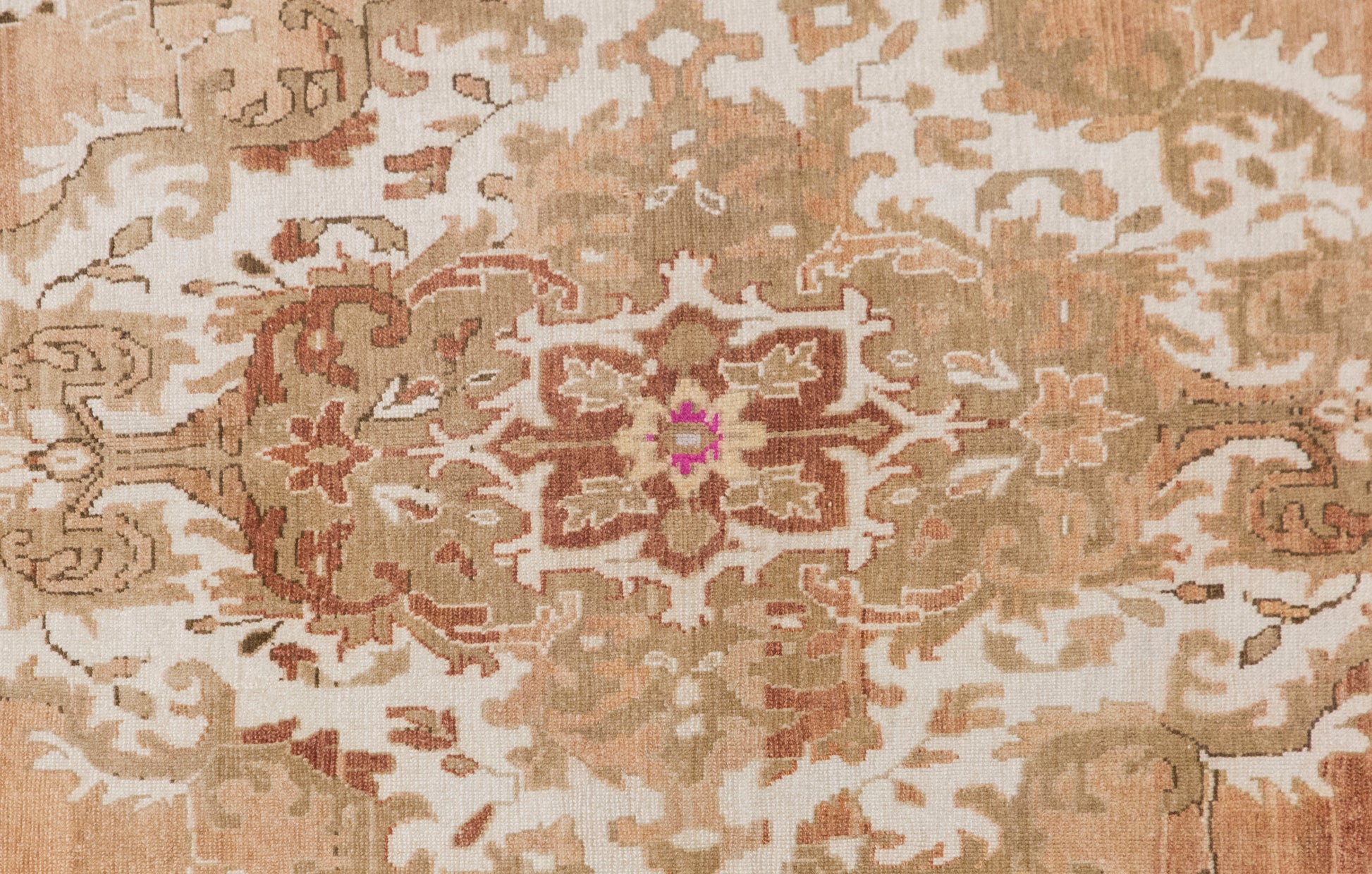 Vintage Handwoven Wool Rug, 255 x 300 cm / 8.4 x 9.8 ft