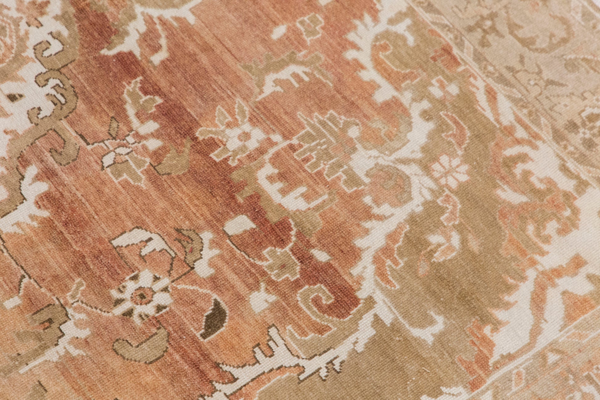 Vintage Handwoven Wool Rug, 255 x 300 cm / 8.4 x 9.8 ft