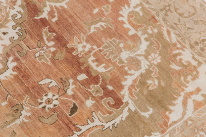 Vintage Handwoven Wool Rug, 255 x 300 cm / 8.4 x 9.8 ft