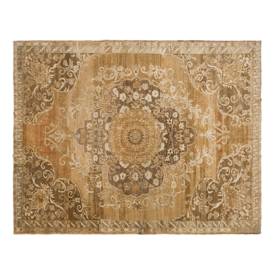 Vintage Handwoven Wool Rug, 255 x 327 cm / 8.4 x 11 ft