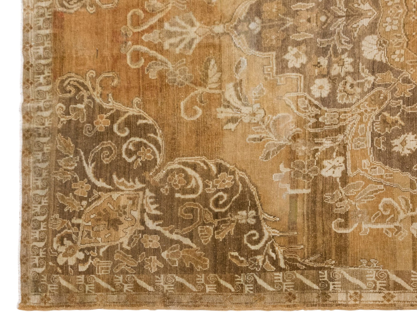 Vintage Handwoven Wool Rug, 255 x 327 cm / 8.4 x 11 ft