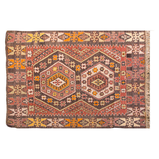 Vintage Hotamış Türkmen Rug, 127 x 171 cm, 4.2 x 5.7 ft