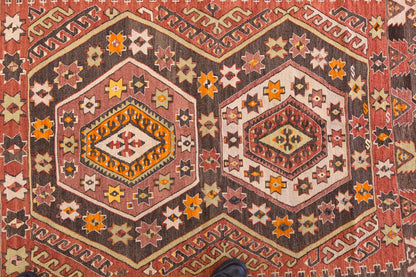 Vintage Hotamış Türkmen Rug, 127 x 171 cm, 4.2 x 5.7 ft