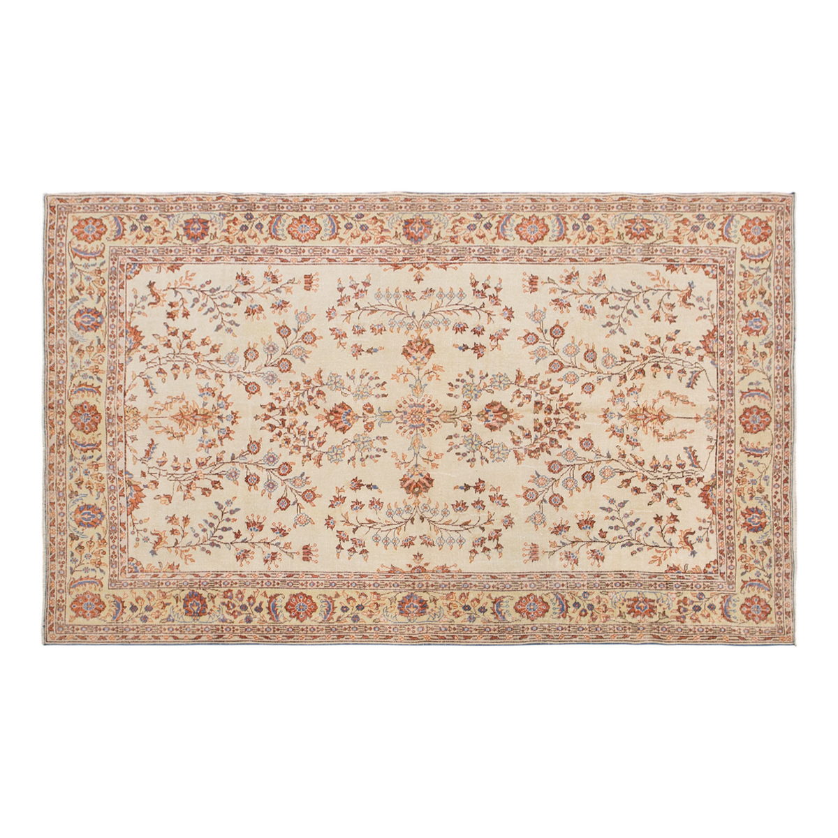 Vintage Isparta Wool Rug 6'9" x 10'4" | 205 x 315 cm