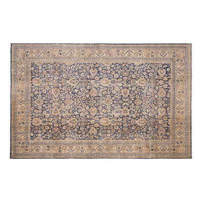 Vintage Isparta Wool Rug 8'6"x12'2" | Handwoven Turkish Carpet