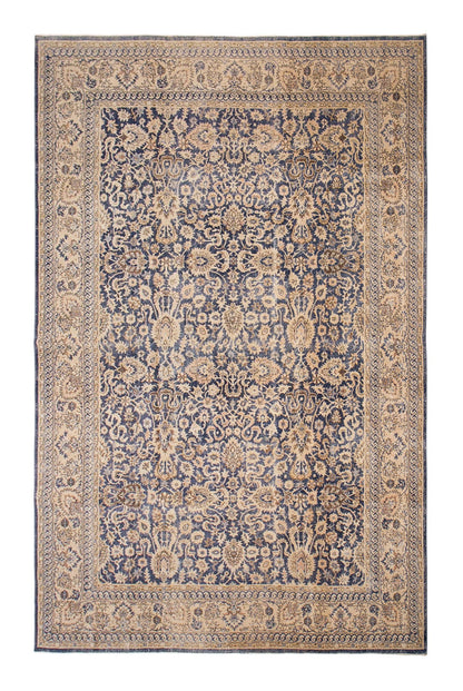 Vintage Isparta Wool Rug 8'6"x12'2" | Handwoven Turkish Carpet