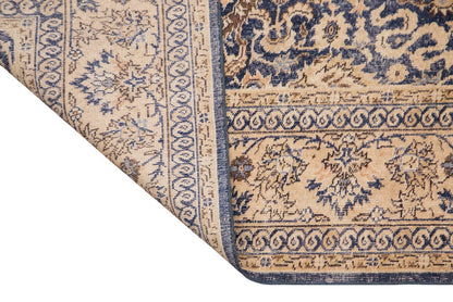 Vintage Isparta Wool Rug 8'6"x12'2" | Handwoven Turkish Carpet
