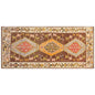 Vintage Kars Kilim Rug, 4.9 x 10.0 ft, 150 x 305 cm, Handwoven Turkish Wool Kilim