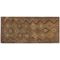 Vintage Kars Kilim Rug, 5.1 x 11.5 ft, 155 x 350 cm, Handwoven Turkish Wool Kilim