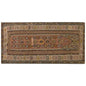 Vintage Kars Kilim Rug, 5.4 x 10.7 ft, 165 x 325 cm, Handwoven Turkish Wool Kilim