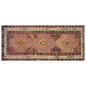 Vintage Kars Kilim Rug, Handwoven Turkish Wool Kilim