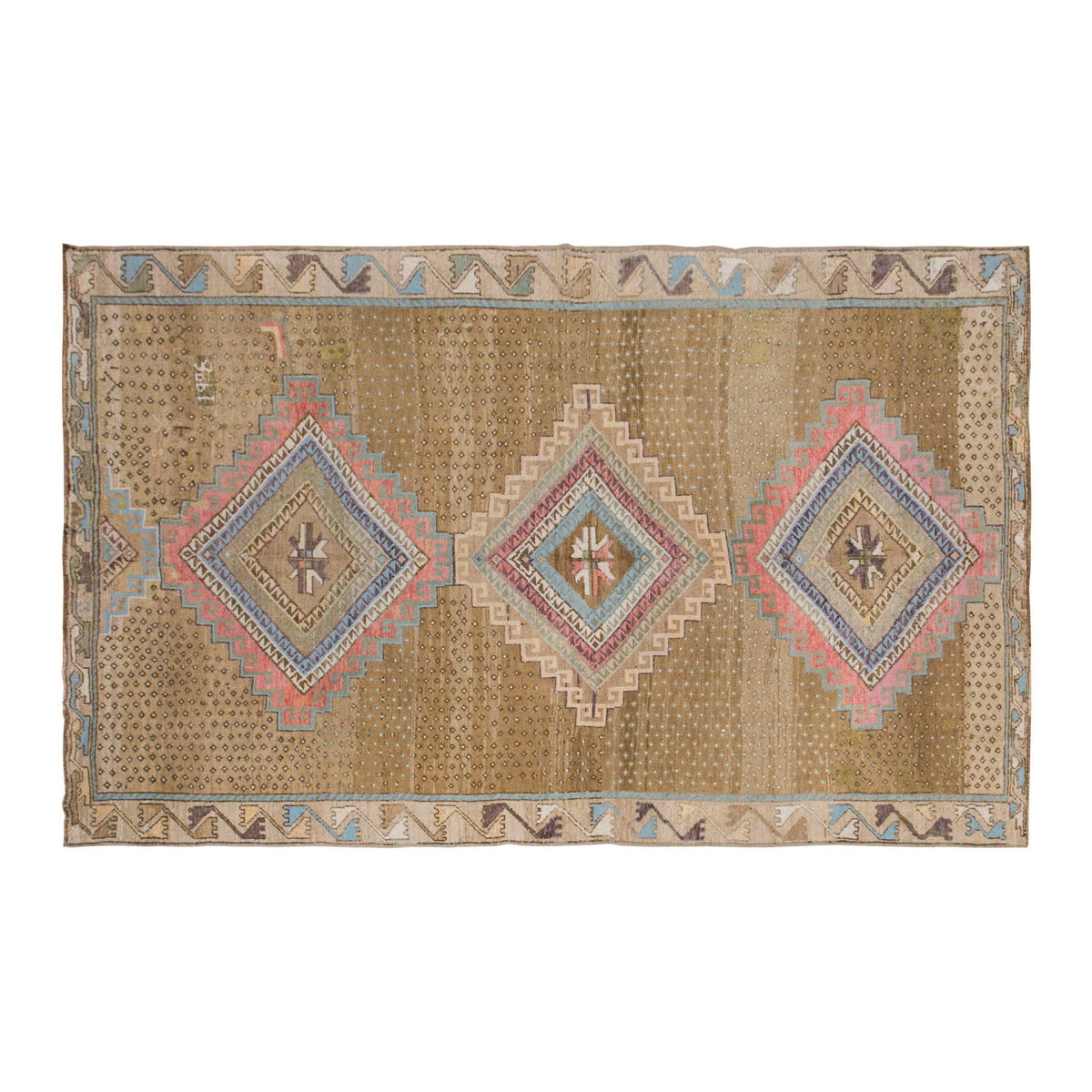 Vintage Kars Rug, 7'5 x 11 ft / 227 x 335 cm