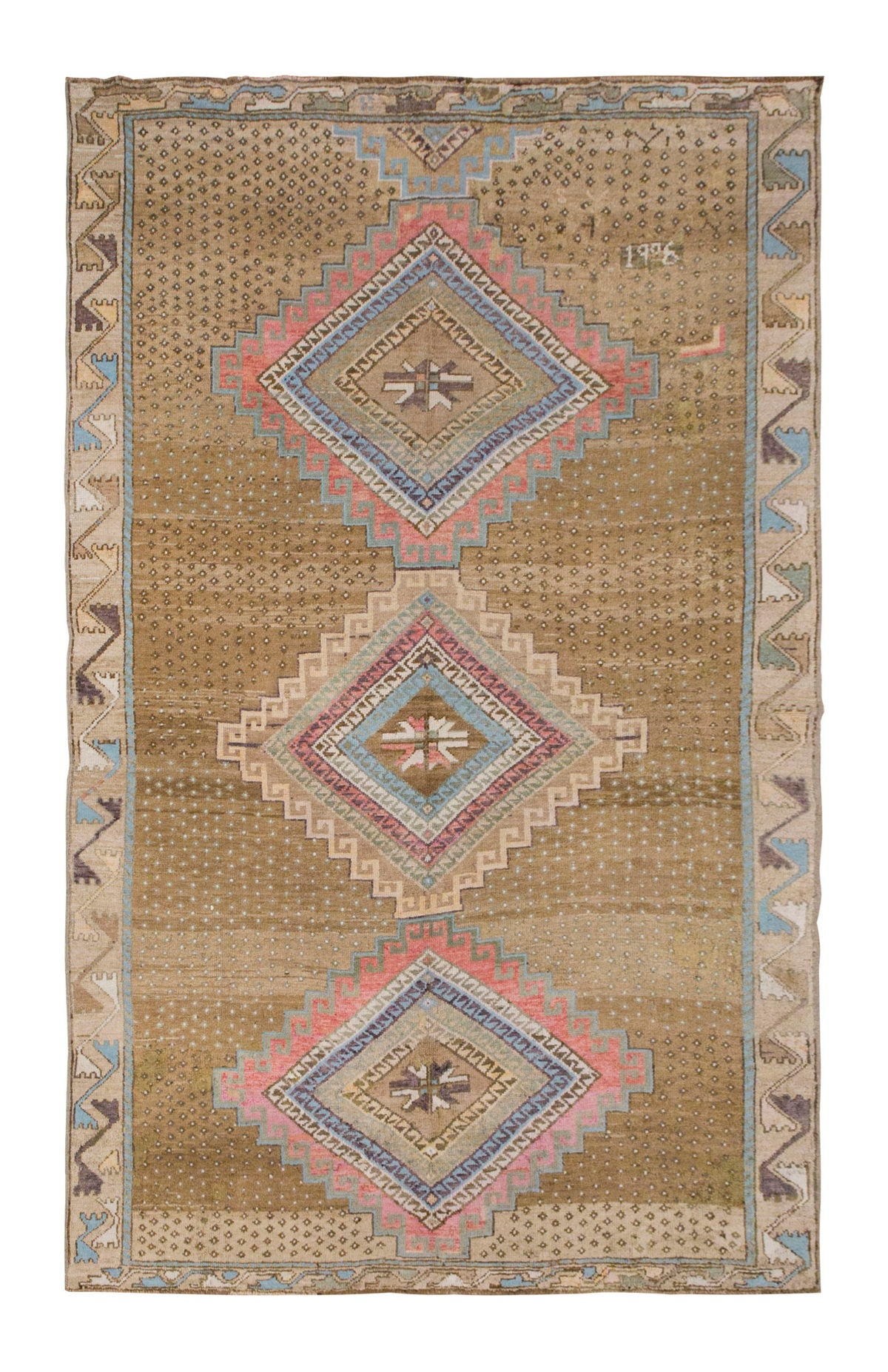 Vintage Kars Rug, 7'5 x 11 ft / 227 x 335 cm