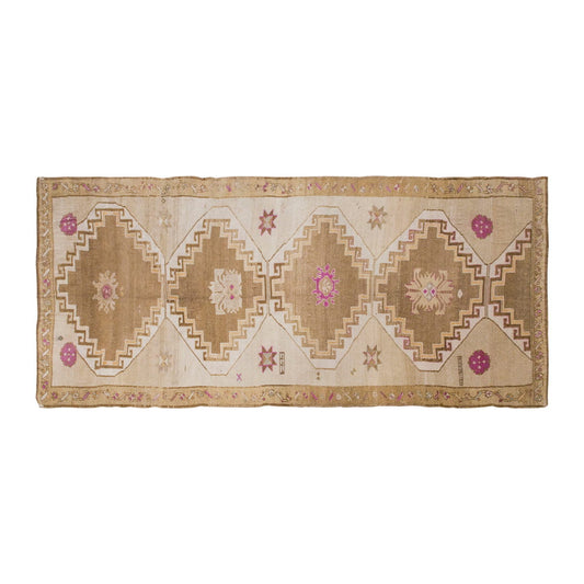 Vintage Kars Runner Rug, 6'2 x 12'8 ft / 187 x 387 cm