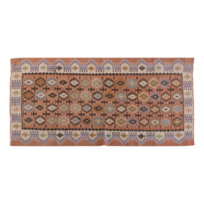 Vintage Kilim Rug, 2.9 x 5.3 ft Rug, 85 x 153 cm