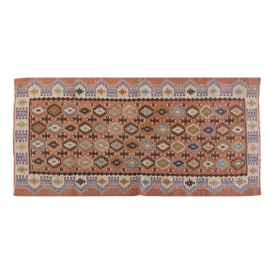 Vintage Kilim Rug, 2.9 x 5.3 ft Rug, 85 x 153 cm