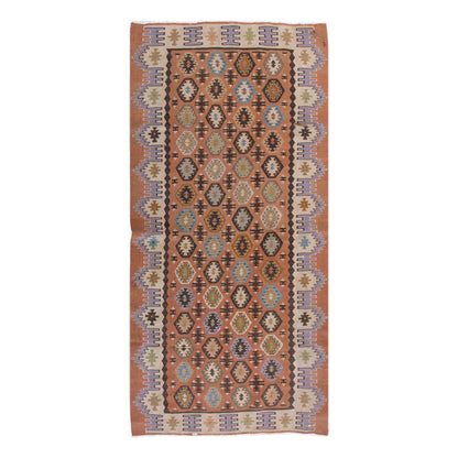Vintage Kilim Rug, 2.9 x 5.3 ft Rug, 85 x 153 cm