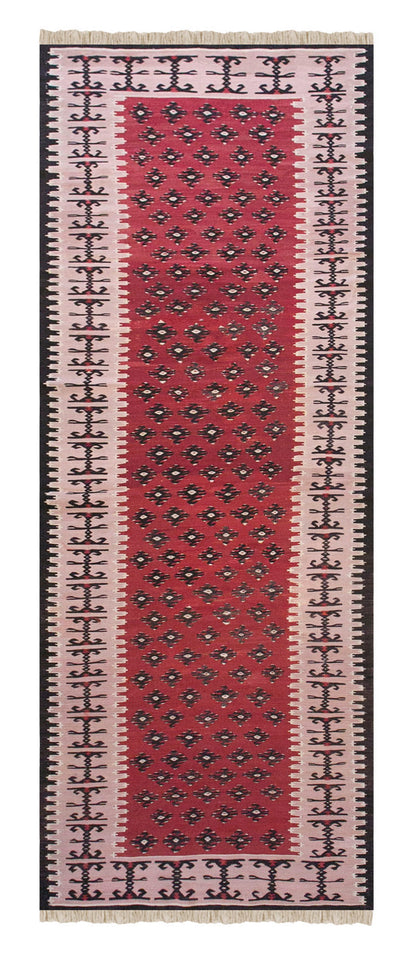 Vintage Kilim Runner Rug, 3.4 x 11.5 ft Rug, 102 x 348 cm