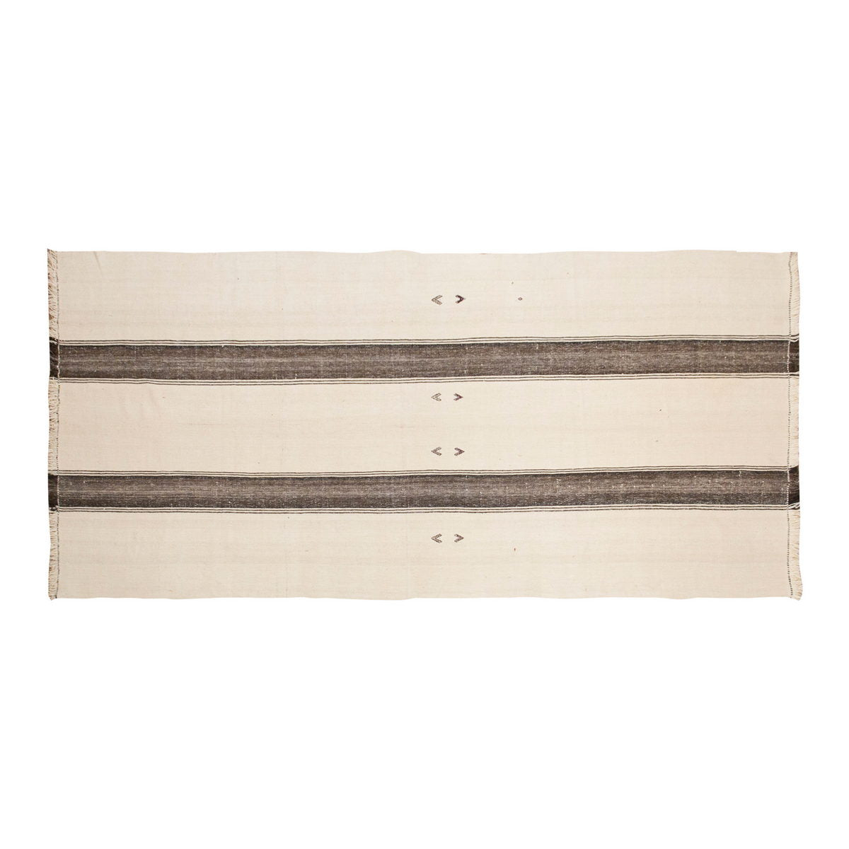 Vintage Kilim Runner,Wool Turkish Kilim Rug,  5'6 x 12'8 feet & 167 x 385 cm